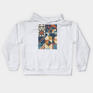 geometric design Kids Hoodie